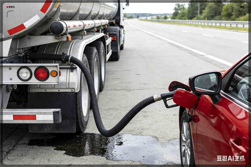 柏乡汽车救援送水案例